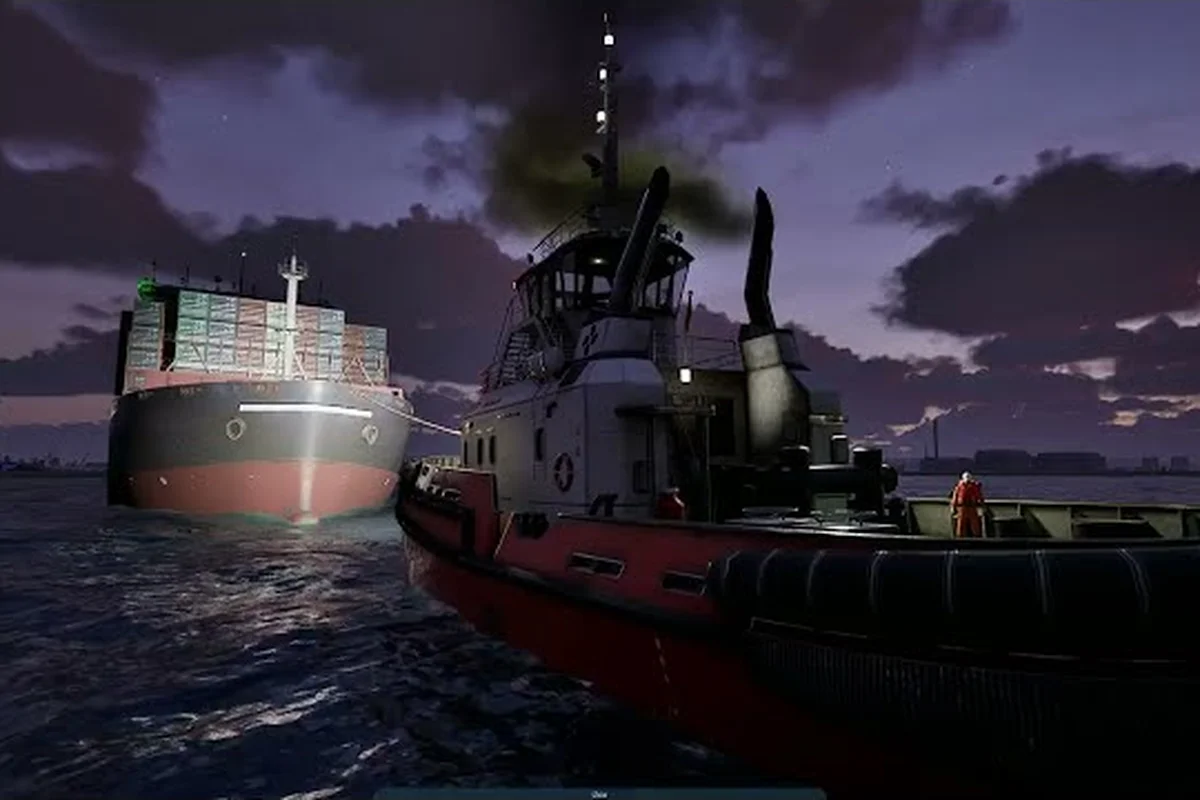 Professional Ship Simulator Towing: Fenders, Flooding & HUD